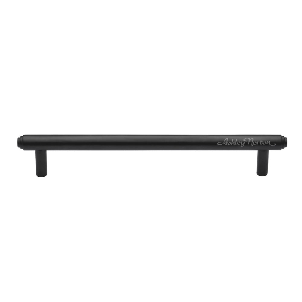 7-1/4''  Geneva Cabinet Pull, Flat Black
