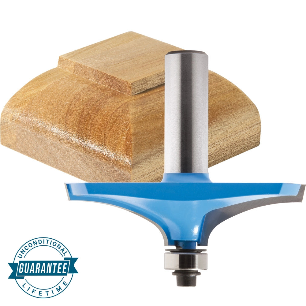 Rockler Table Edge/Handrail Router Bit - 2-3/4" Dia x 1/2" Shank