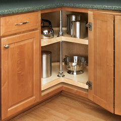 24" Kidney Shaped Shelf Set, Wood Classic (4WLS472-24-52)