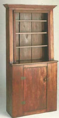 Slant-Back Cupboard Downloadable Plan