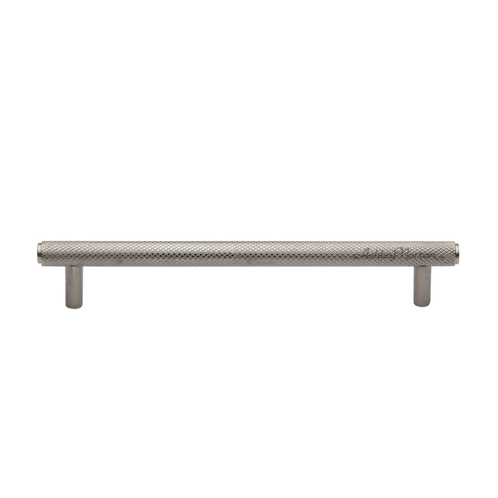 7-1/4''  Basel Knurled Cabinet Pull, Satin Nickel