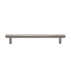 7-1/4''  Basel Knurled Cabinet Pull, Satin Nickel