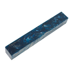 Blue Steel Inlace Acrylester Pen Blank