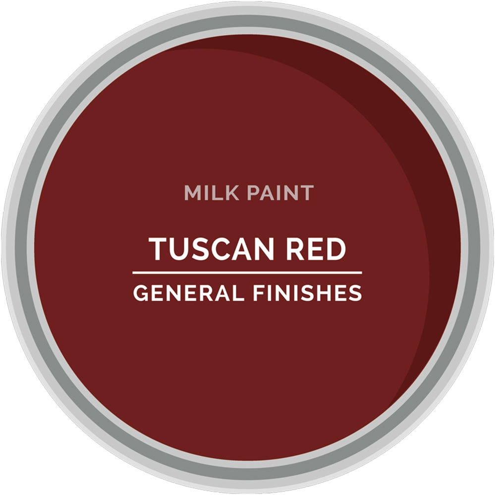 General Finishes Tuscan Red Milk Paint, Pint