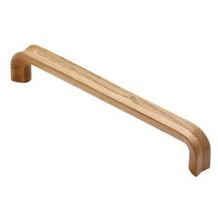 9-1/2''  Groovy Designer Wood Cabinet Pull, Oak