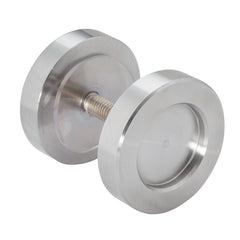 I-Semble Rolling Barn Door Knob, Stainless Steel