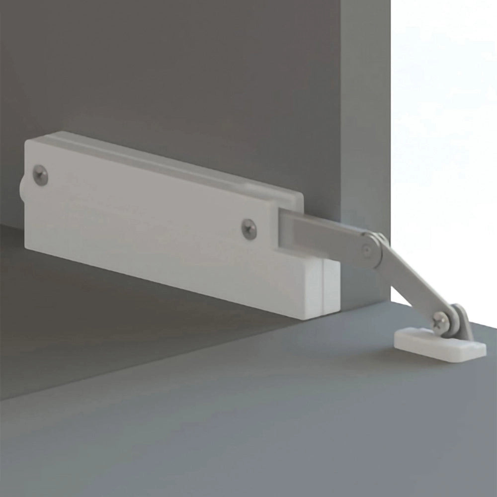 Sugatsune CSD-10 Compact Soft-Down Drop Front Support, White, Medium-Duty