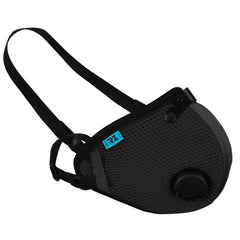 Large M2.5 Dual-Strap Mesh Face Mask, Black