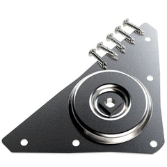 Heavy-Duty Flat Table Leg Mounting Plate for 5/16''-18 Hanger Bolts