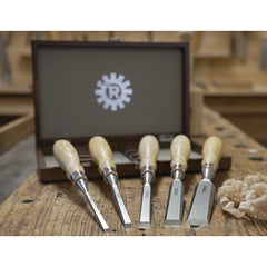 5-Piece Narex Richter Bevel Edge Chisel Set