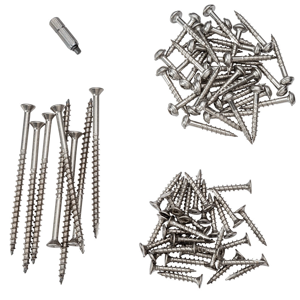 Stainless Steel Hardware Pack for Rockler Modern Patio Love Seat