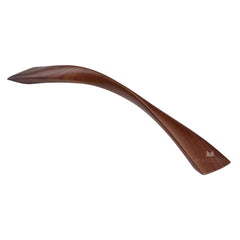 15-1/4''  Arc Designer Wood Cabinet Pull, Walnut
