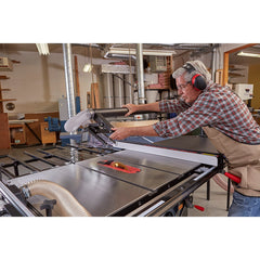 SawStop Industrial 5HP, 3ph, 480v Cabinet Saw with 52” Industrial T-Glide Rip Fence, Rails & Extension Table