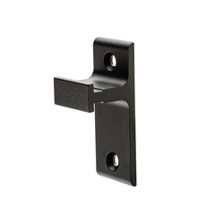 Standard Wall Bracket for Rolling Barn Door Track, Black