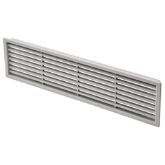 Gray Rectangular Vent Grill, Fits 2-1/2'' x 10'' Opening