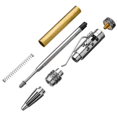 Gearshift Pen Hardware Kit, Chrome