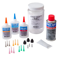 Stick Fast CA Glue Dry Box Kit