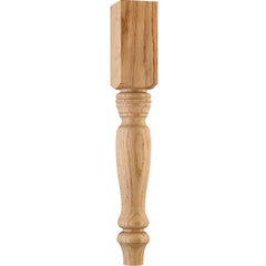 15" Cherry Country Table Leg