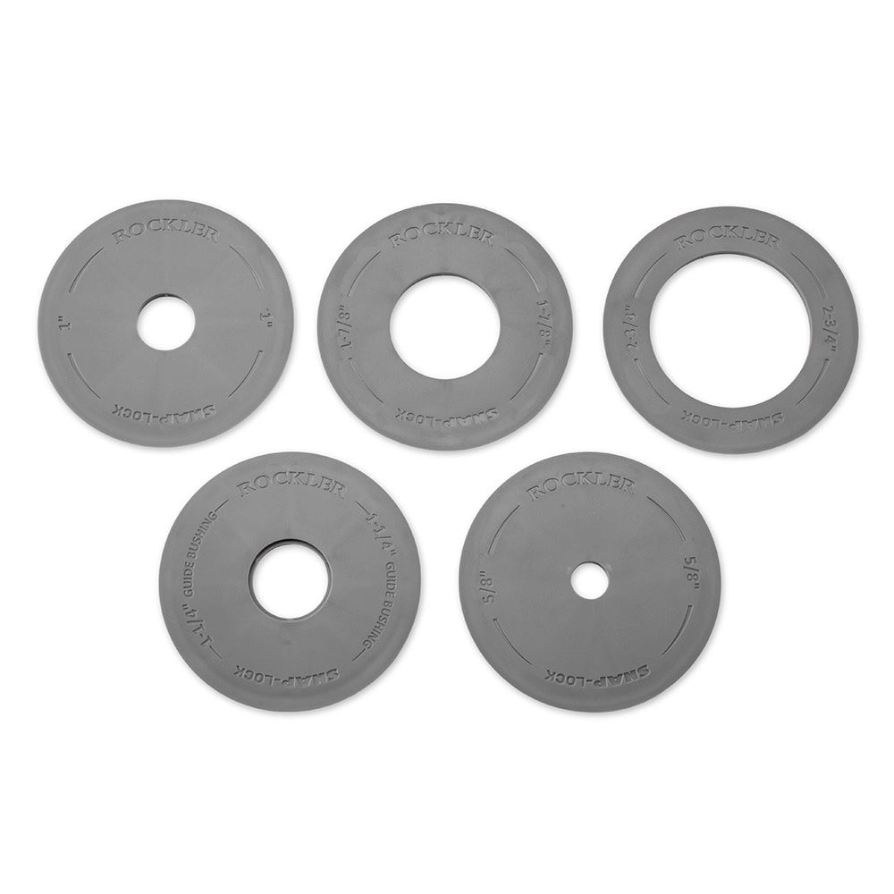 Rockler Snap-Lock Zero-Clearance Plastic Insert Rings, 3-Pack