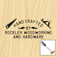 Four-Line Arc with Tools Branding Iron, Torch-Heated Handle