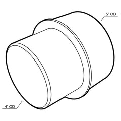 5'' to 4'' Adaptor