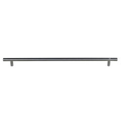 6-1/8''  Modern Round Bar Cabinet Pull, Satin Stainless