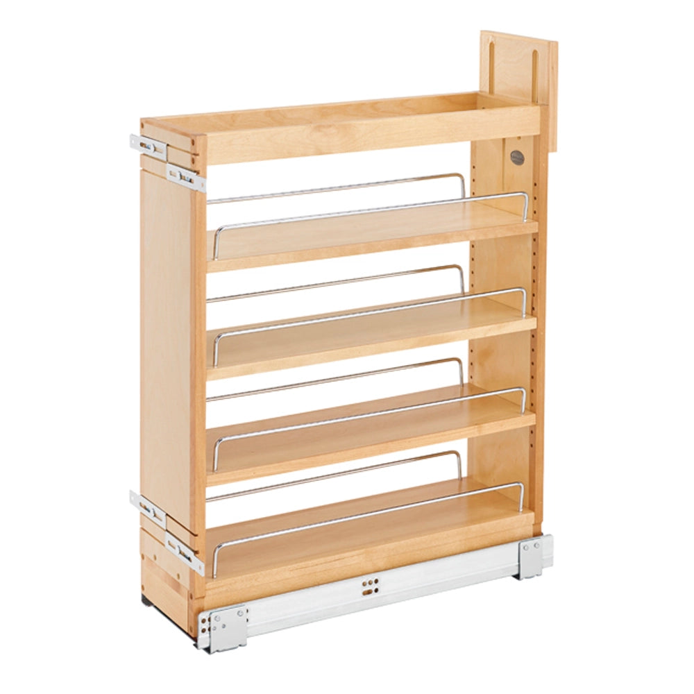 Base Cabinet Pullout Organizer with Blumotion Soft-Close - 6.5 in. Maple