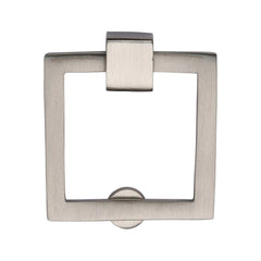 2''  Square Cabinet Drop Pull, Satin Nickel