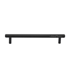 9-1/4''  Basel Knurled Cabinet Pull, Flat Black