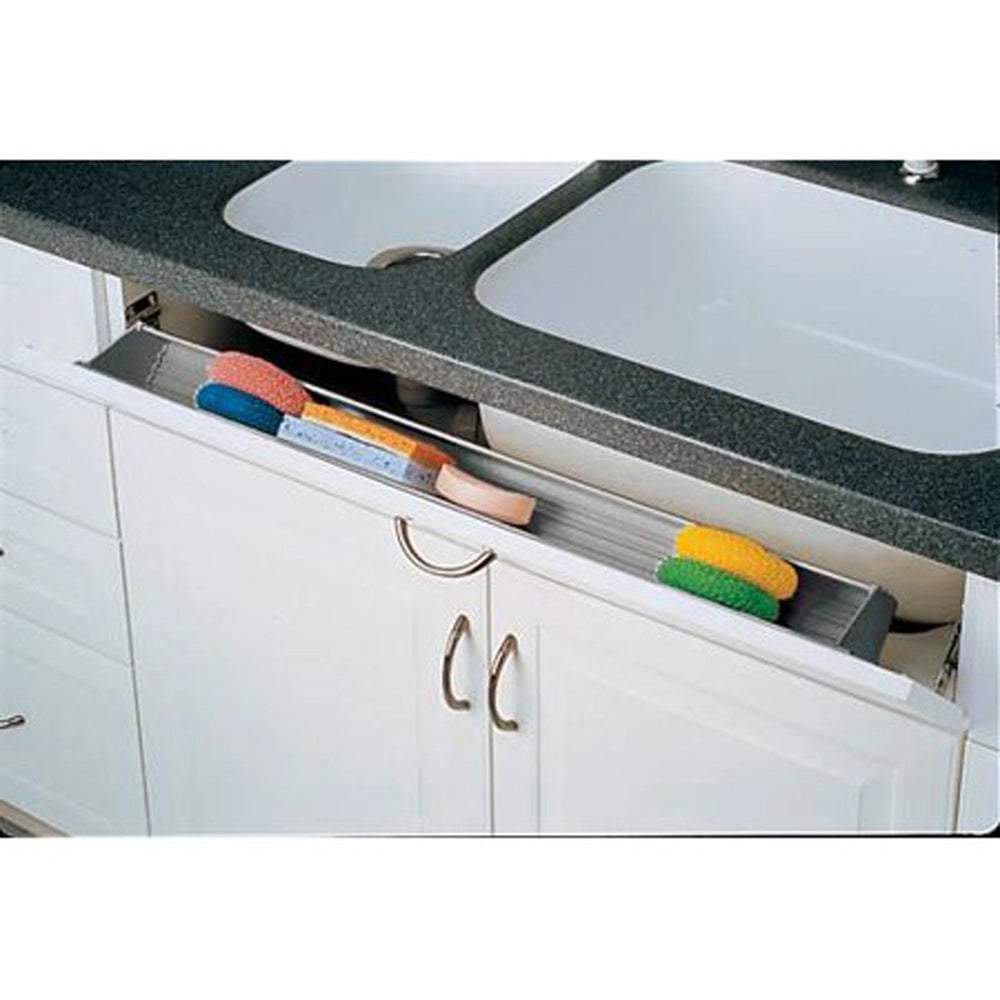 36 in. Sink Front-1 pair Soft Close Hinge & End Caps - White