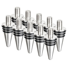 Cone Tip Stainless Steel Bottle Stopper Turning Kits, 10-Pack
