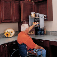Cabinet Pull-Down Shelving System Wall Accessories - 24 in.