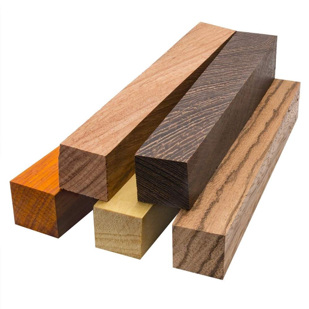 5-Piece African Pen Blank Assortment