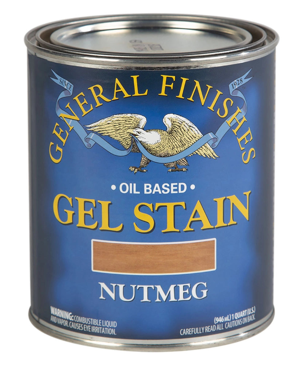 General Finishes Gel Stain, Nutmeg, Quart