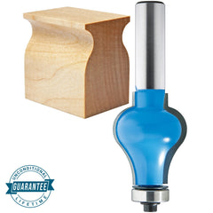 Rockler Handrail Router Bit - 1-1/4" Dia x 1-1/2" H x 1/2" Shank