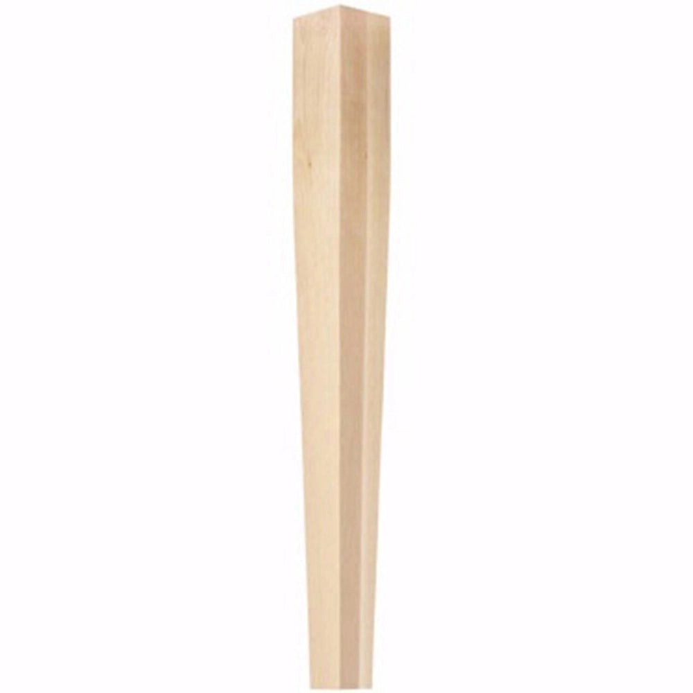 4 Sided Square Tapered Island or Cabinet Column, Red Oak (01540210AK1)