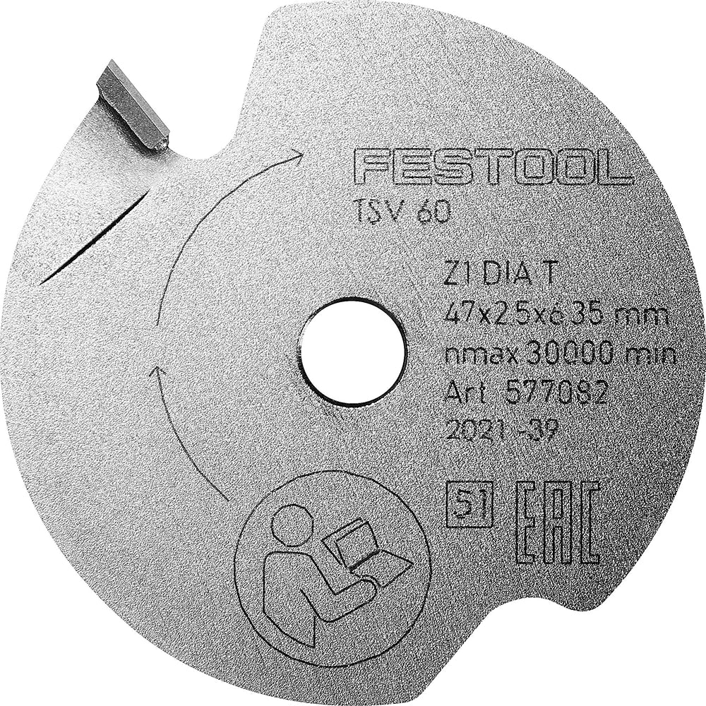 Festool Scoring Blade for TSV 60, 47mm Dia. (577082)