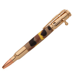 30 Caliber Bolt-Action Pen Hardware Kit, 24k Gold