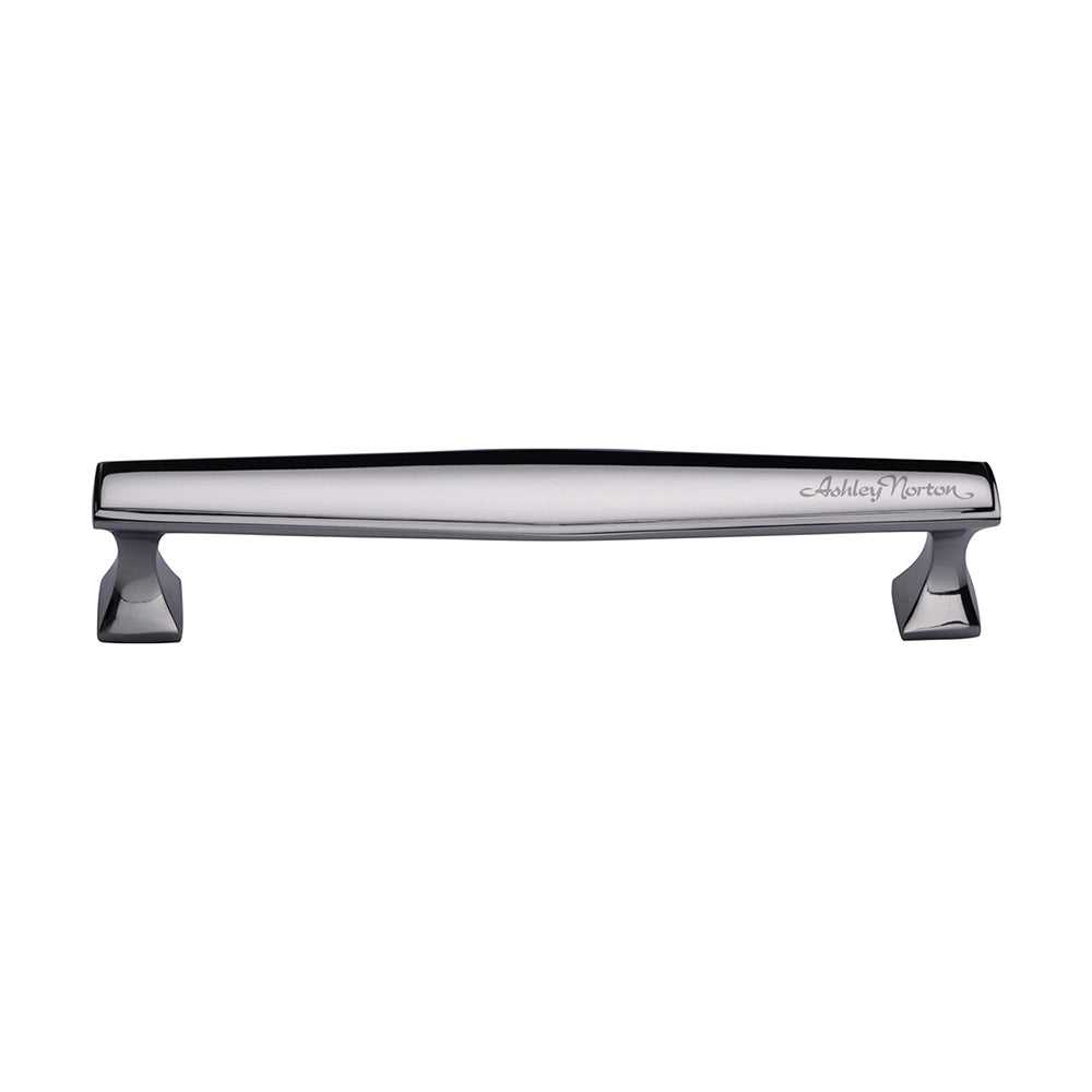 8-5/8''  Deco Cabinet Pull, Polished Chrome