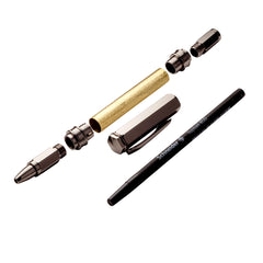 Magnetic Vertex Rollerball Pen Hardware Kit, Gun Metal