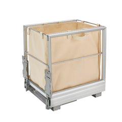 Rev-A-Shelf- Hamper Bottom Mount Rev-A-Motion Aluminum / Canvas Liner for Closet - Grey