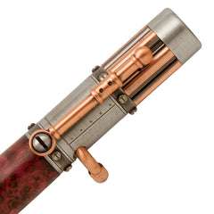 Steampunk Bolt-Action Pen Hardware Kit, Antique Pewter/Copper