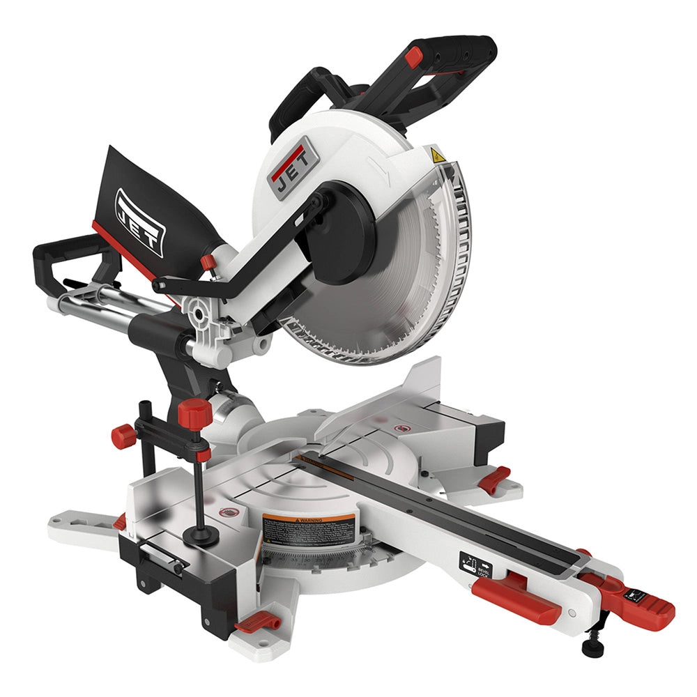 Jet Dual-Bevel Sliding Compound Miter Saw JMS-12X, 12'' Blade