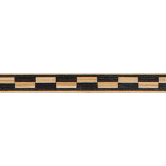 Black Maple Staggered Inlay Banding, 3/8'' W