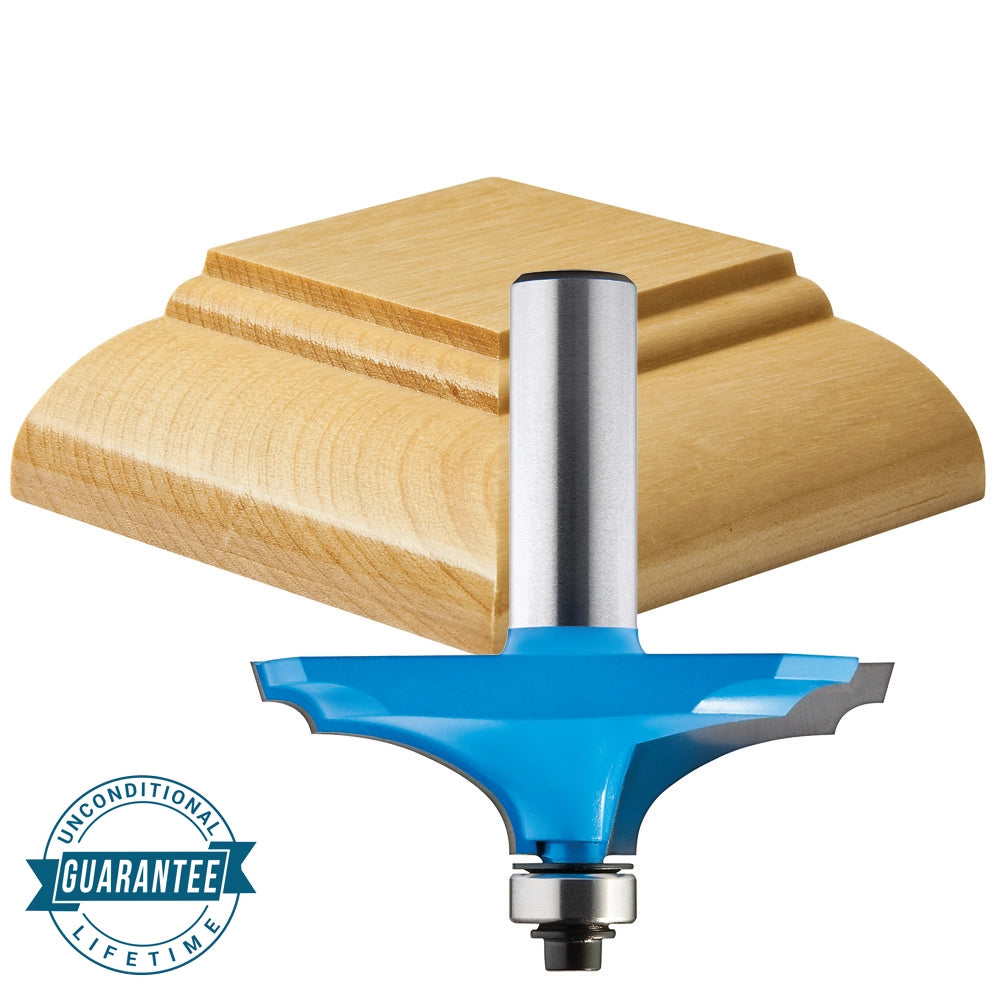 Rockler Table Top Edge Router Bit - 2-1/2" Dia x 3/4" H x 1/2" Shank