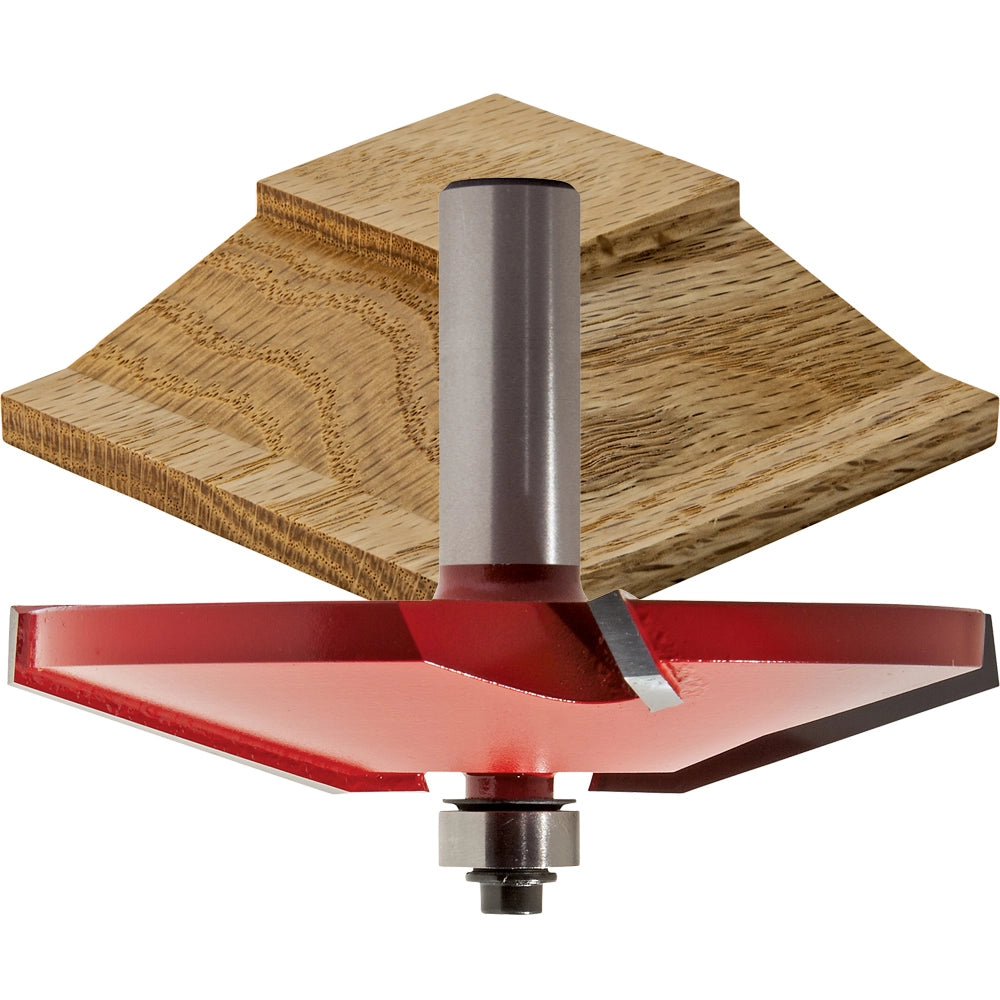 2-3/4" D x 5/8" H x 1/2" Shank Freud #99-511 Quadra-Cut™ Bevel Raised Panel Bit