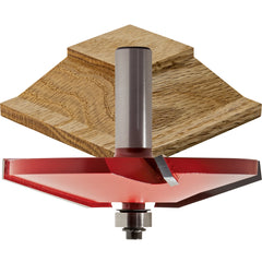 2-3/4" D x 5/8" H x 1/2" Shank Freud #99-511 Quadra-Cut™ Bevel Raised Panel Bit