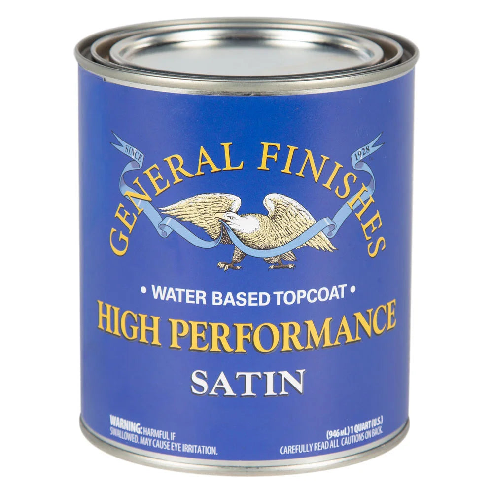 General Finishes High Performance Water-based Top Coat Satin, Pint