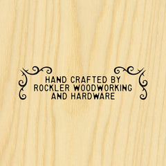 Three-Line Scroll Branding Iron, Head Only (for Electric Handle)