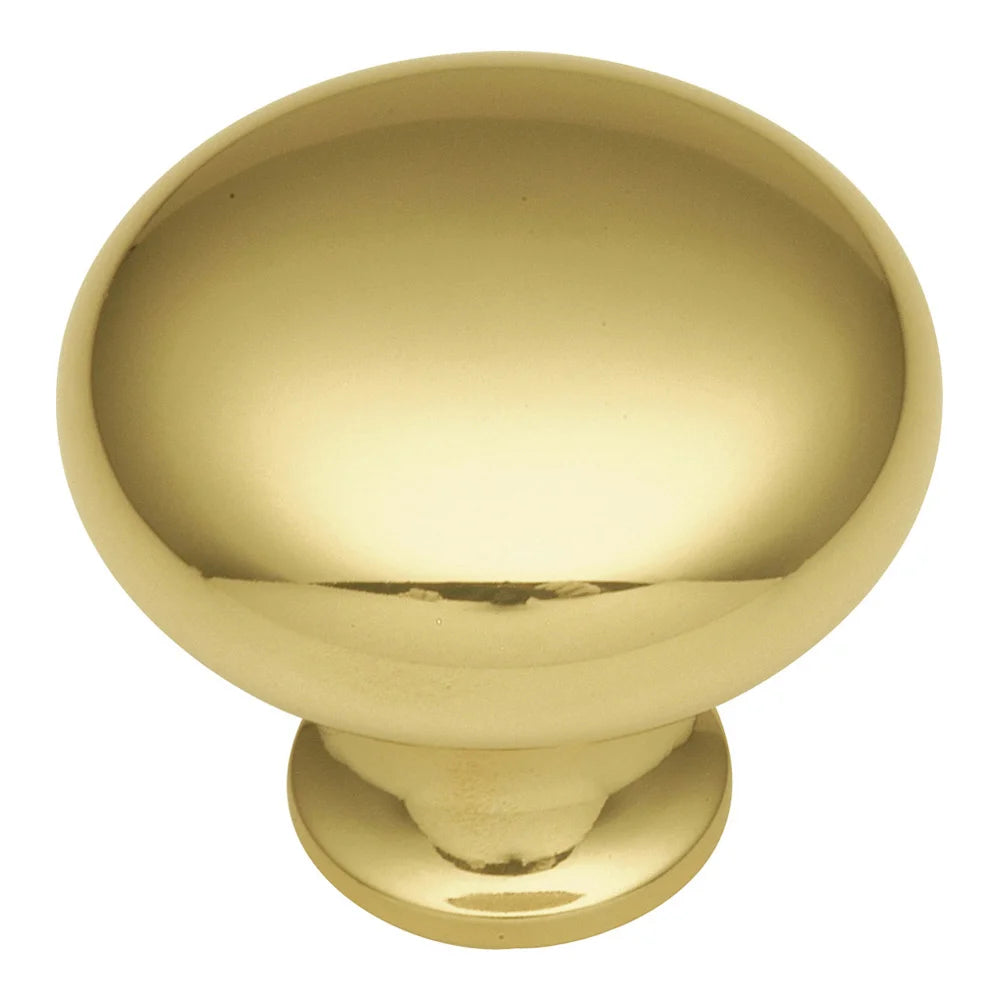 Solid Brass Knob,  1-1/4''